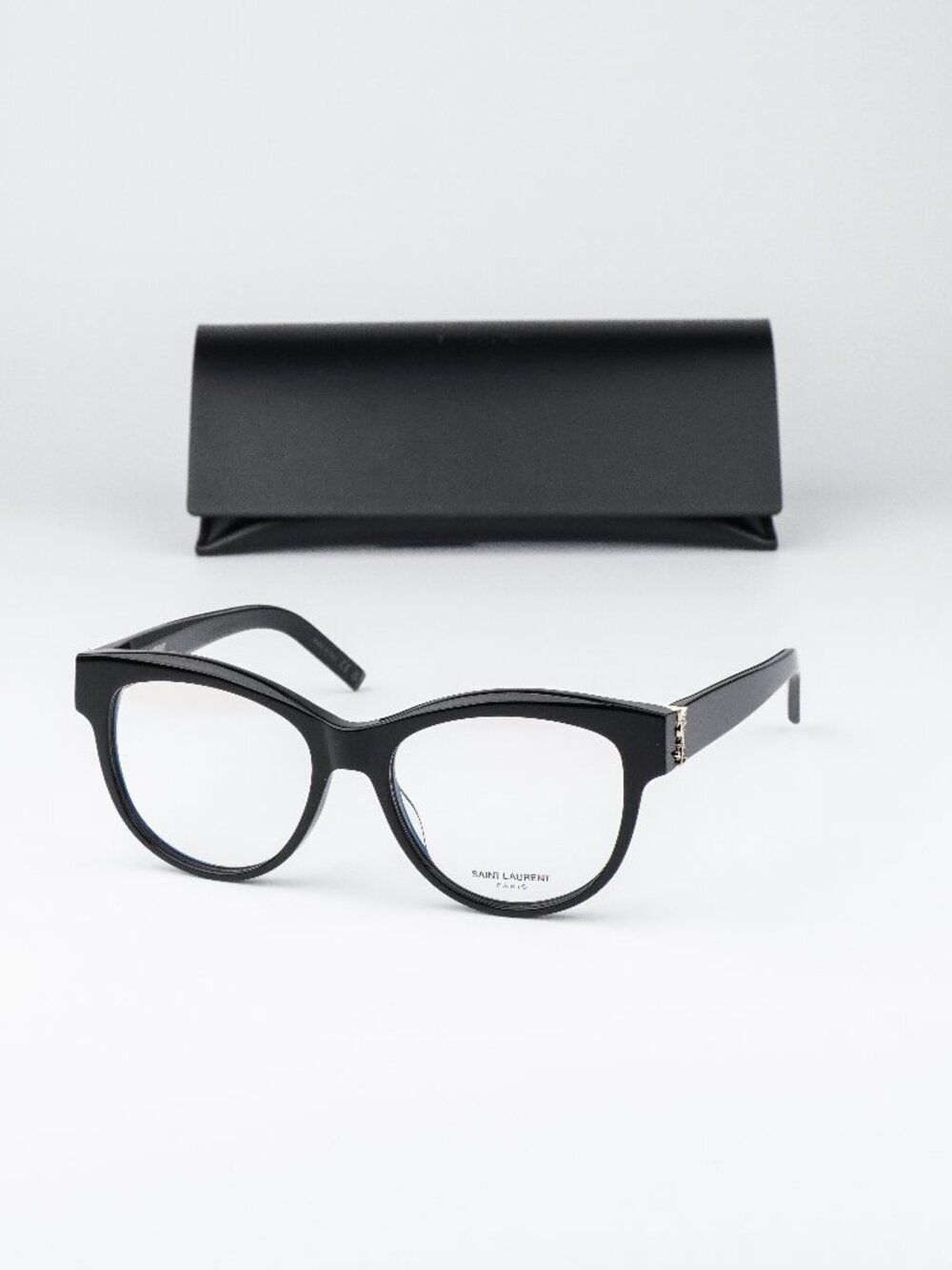 Saint Laurent Women Eyeglasses Black Cat Eye SLM108 002 NEW AUTHENTIC